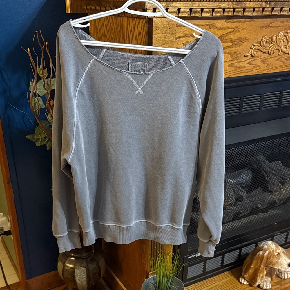 American Eagle Outfitters Gray Sweatshirt